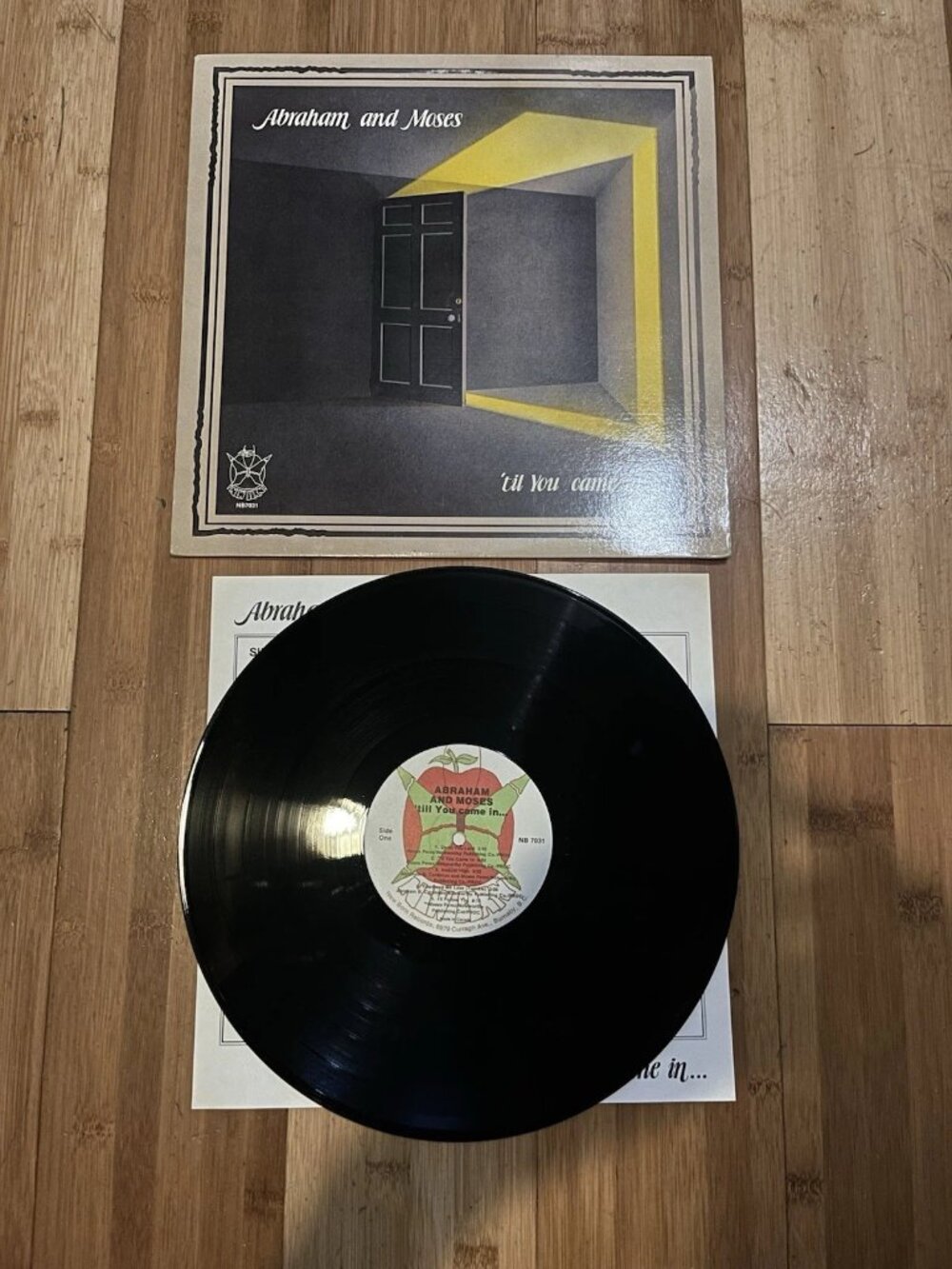 1980 Abraham and Moses Lp Til You Came New Born Records Christian Folk Vinyl